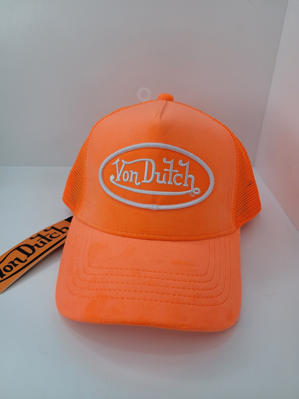 👉✨️ Von Dutch Unisex Orange Trucker Hat